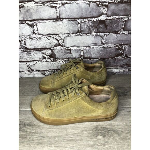 Birkenstock Brown Suede Lace Up Low Comfort Sneakers Shoes Women Sz 41EU/10M US - Picture 15 of 16